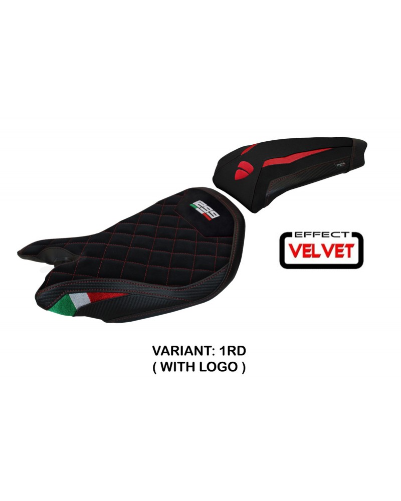 Rivestimento sella compatibile Ducati Panigale 1299 (15-18) modello Girona velvet