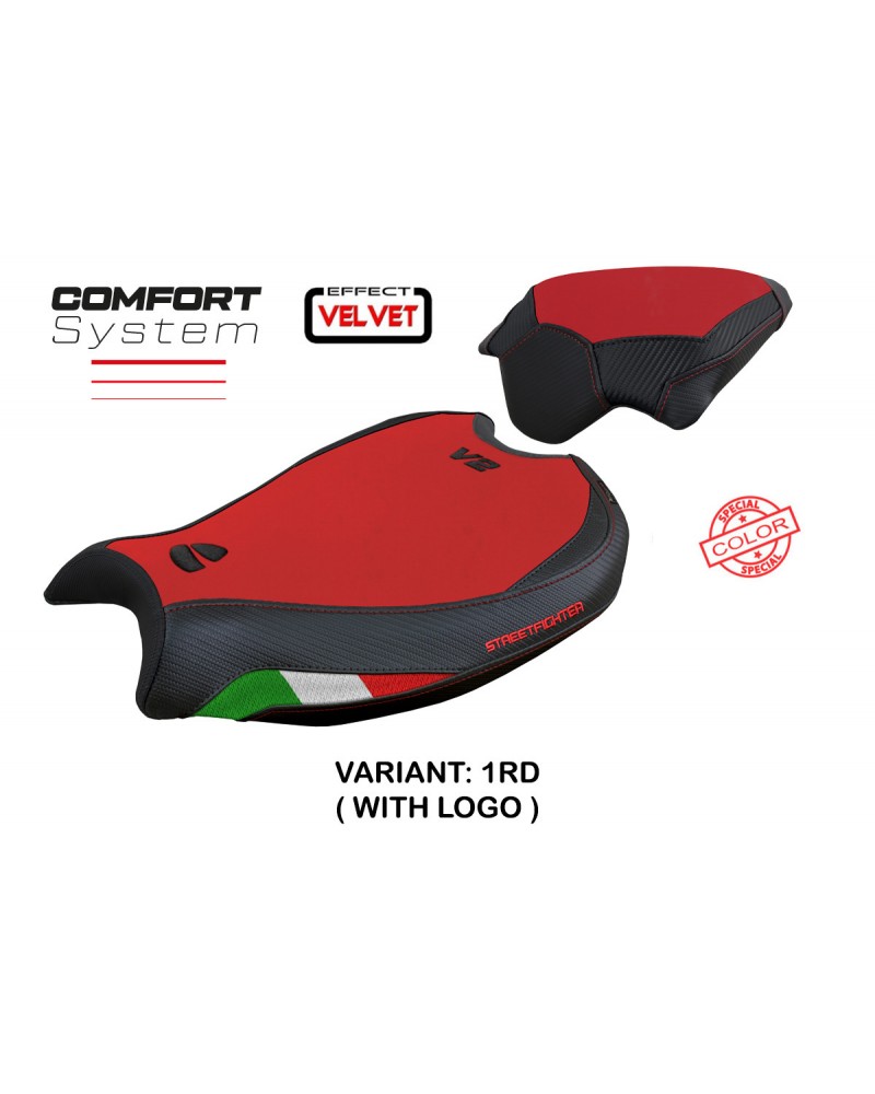 Rivestimento sella compatibile Ducati Streetfighter V2 (2022) modello Mina velvet comfort system